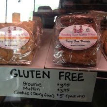 Gluten-free brownies from Dado Tea & Coffee